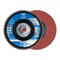 Pferd 5" x 5/8-11 Thd. POLIFAN Flap Disc - A-COOL SG INOX+ALU, Aluminum oxide, 40 Grit, Flat 62377 - alternate 1